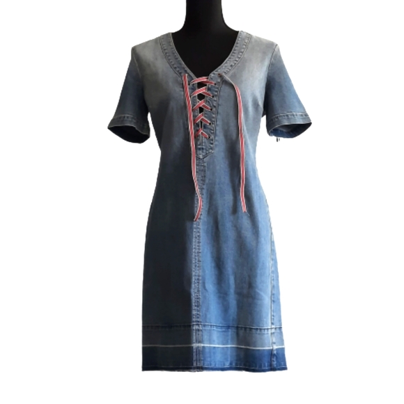 Level 99 Dresses & Skirts - Denim Dress NWOT Size Med